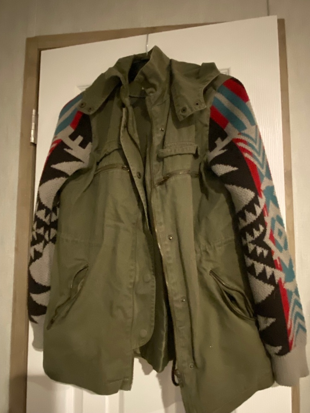 Threads ladies hooded Medium jacket